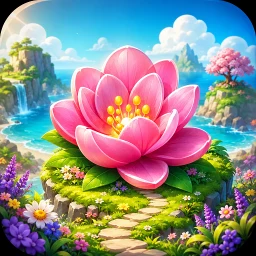 Symbol von Merge Bloom Island: Rätsel